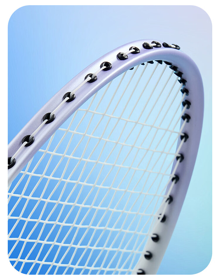 ANTA Badminton Racket Set Lightweight Durable Beginner Rackets Black Blue + Black Red 11