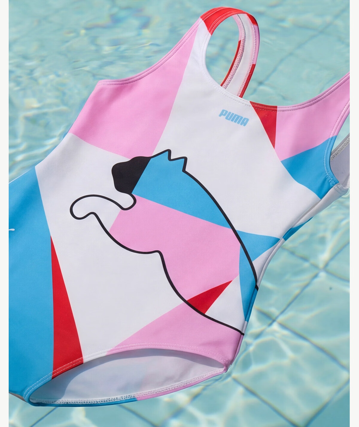 PUMA Kids Girls One-Piece Professional Training Racing Swimsuit for Swimming Pool 13