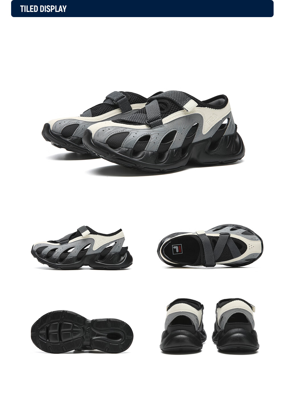 FILA VETTA Sandals | FILA Women's Stream Hiking Shoes 2026 Summer New Casual Non-Slip Quick-Dry Sports Shoes 16