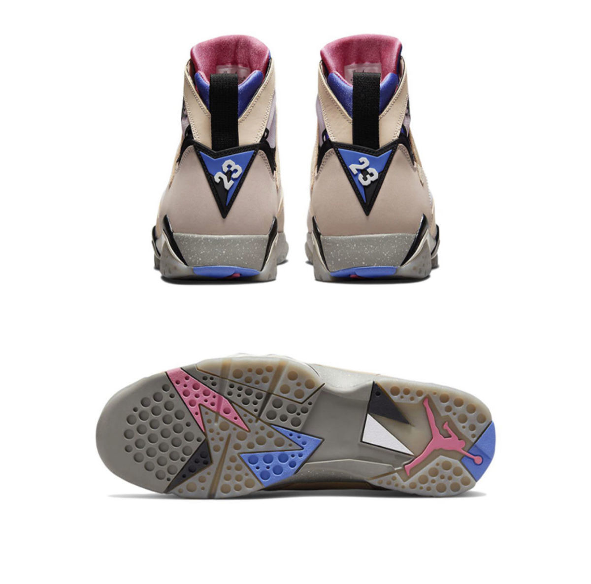 【官方自营旗舰店 】air jordan 7 大巴黎网纱气垫实战篮球鞋男aj7代