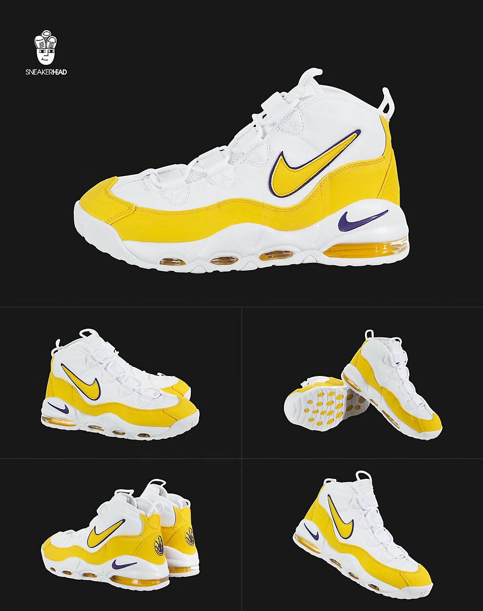 nike air max uptempo 95 耐克男子篮球鞋 皮蓬黑红战靴 公牛配色 ck