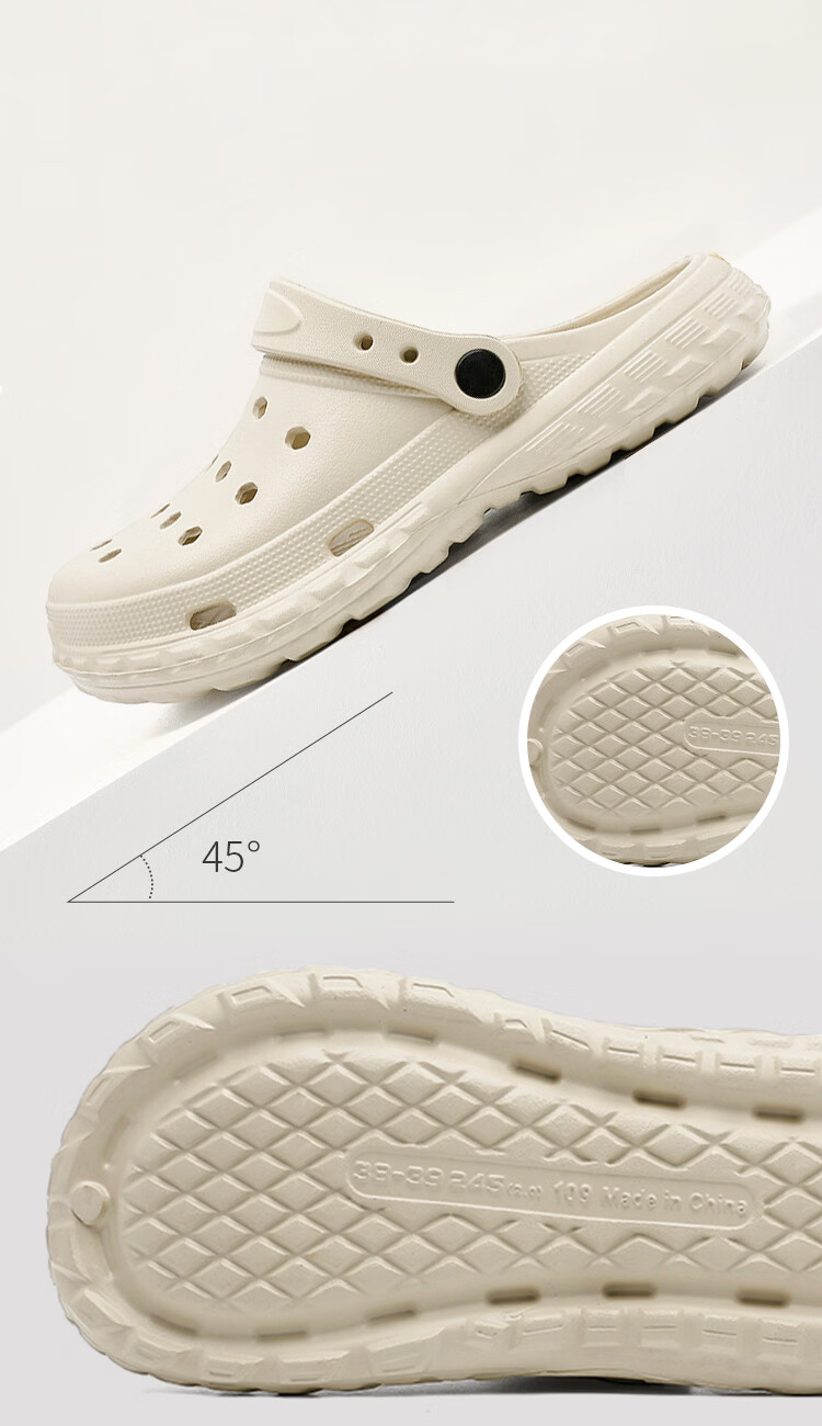 Banzhulin 2026 Spring New Perforated Shoes, Non-Slip And Odor-Resistant Slippers for Men And Women, Pink Women's (New), Size 40-41 5
