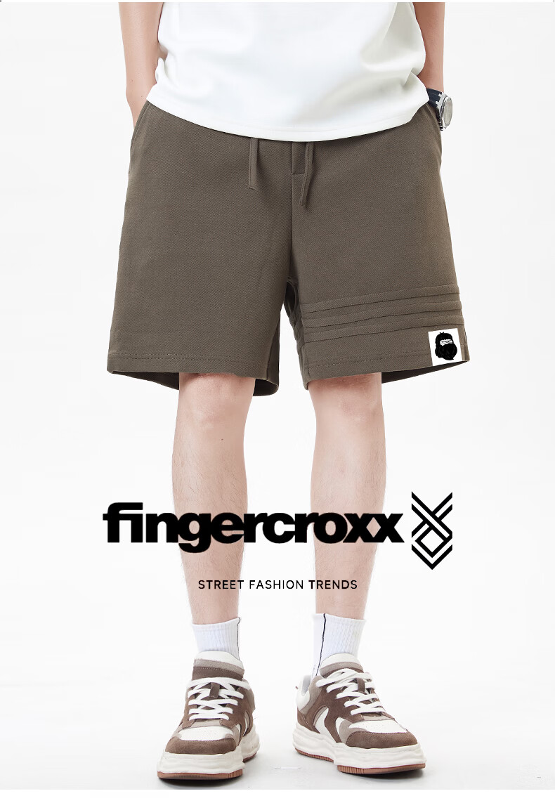 Fingercroxx IT Trendy Casual Sports Shorts Men Summer Lightweight Loose Fit Five-Point Pants Pink S 7