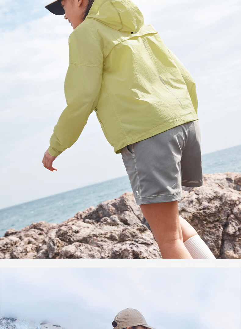 BEIN SPACE Summer Unisex Outdoor Sun Protection UPF50+ Lightweight Packable Reflective Skin Jacket Women S017 Licorice Green L 24