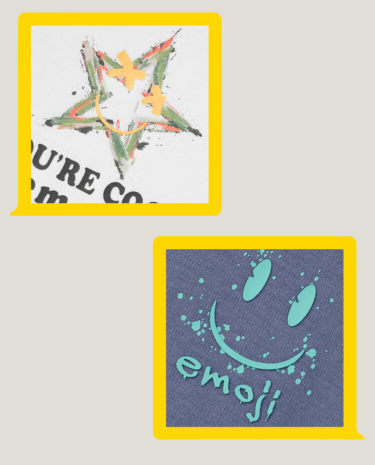 Semir Wang Anyu Mall Editionemoji™ Collaboration Men's Short Sleeve T-Shirt Summer 2026 Base Shirt 101326100208 12