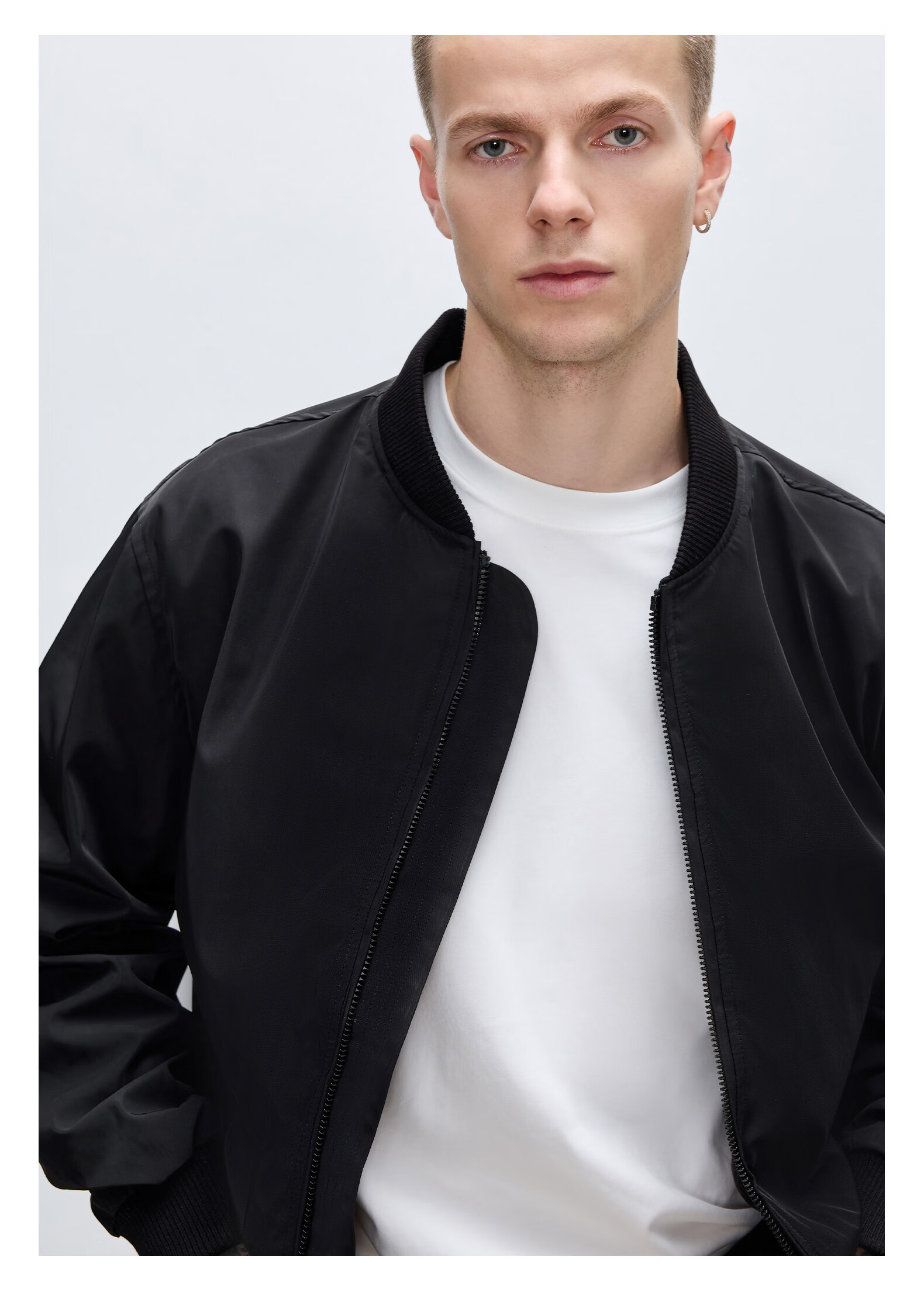 CHINISM Men's Vintage MA1 Flight Jacket Spring Autumn Breathable Casual American Baseball Jacket 15
