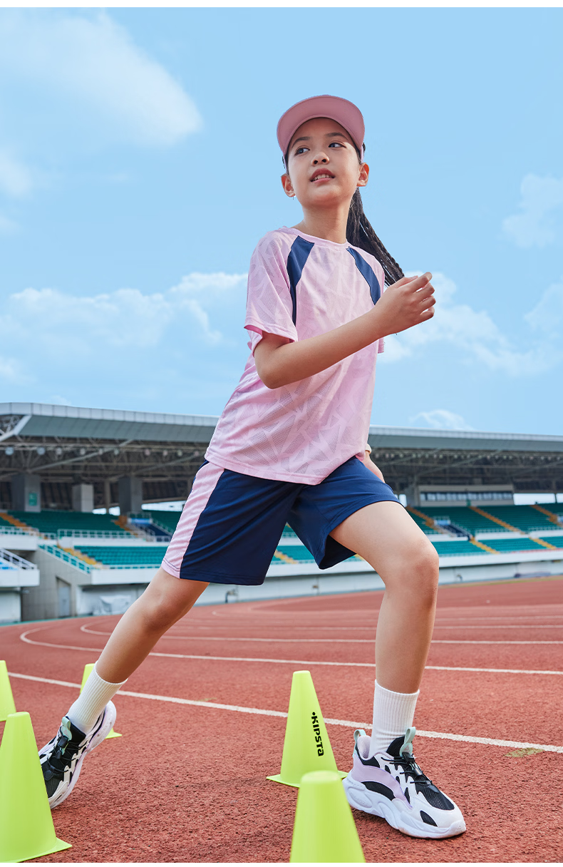 Peak Kids Clothing Children's Set 2026 Summer New Boys Mesh Quick-Dry Short Sleeve Girls Summer Sports Basketball Outfit 14