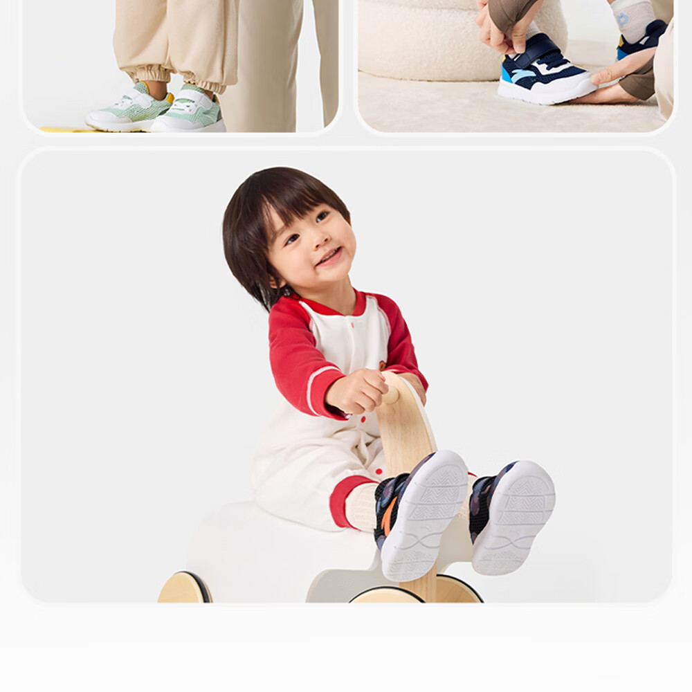 ANTA Toddler Shoes, Dopamine Style Summer Sandals for Boys And Girls, Children's Mesh Infant Sneakers A12620075 17
