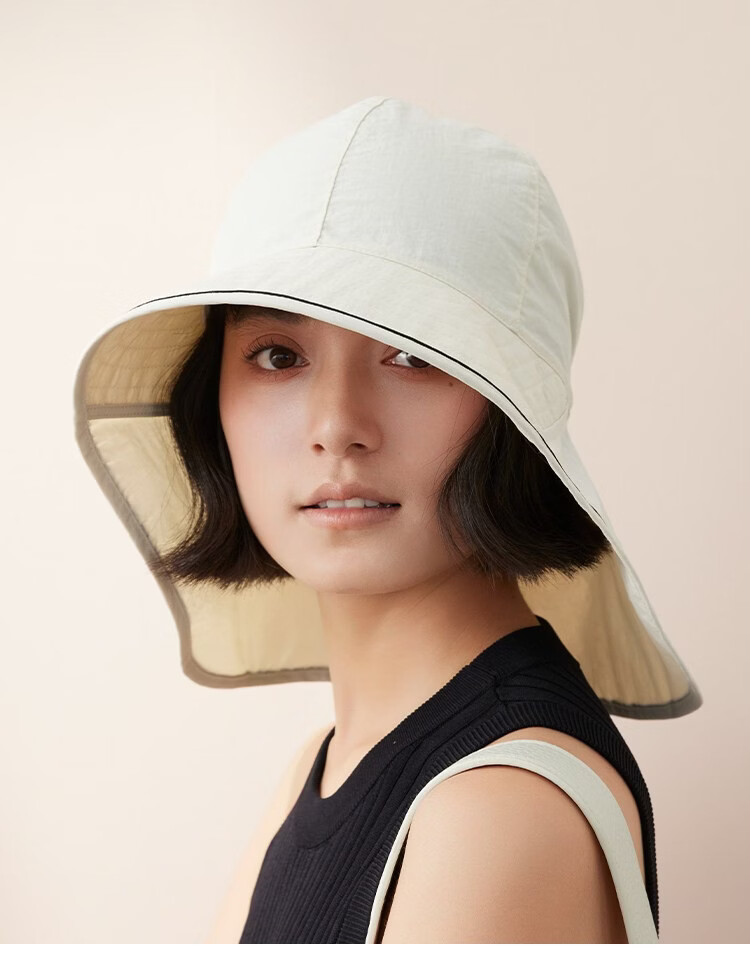 Lagur Summer Casual Extended Sunshade Fisherman Hat UPF100+ Neck Protection Ultra-Thin Breathable Quick-Dry Hat Summer 21