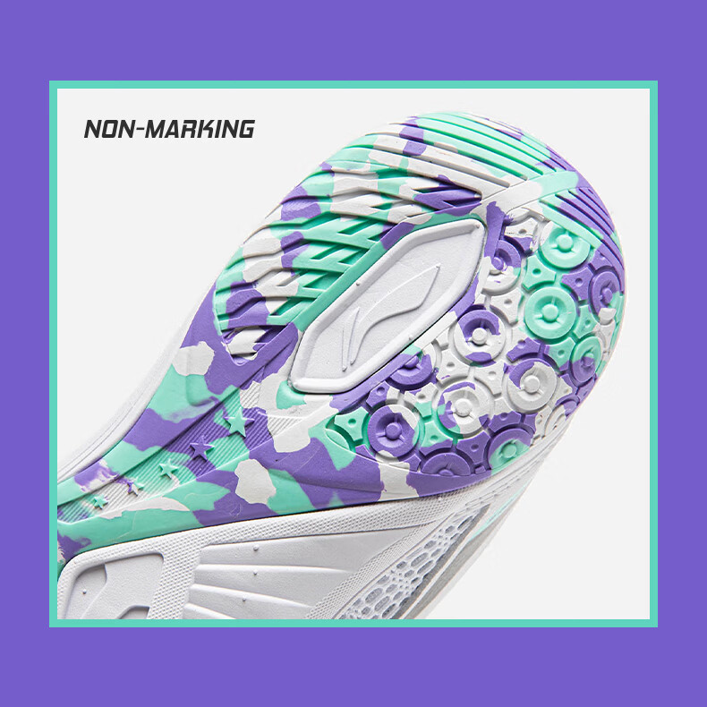 LI-NING Kids Table Tennis Shoes Youth Professional Rubber Sole Training Competition Sports Shoes Standard White/Flame Red Size 31.5 7