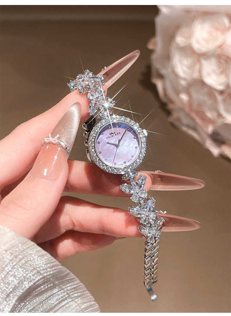 Disney Dream Butterfly Women's Watch 2026 New Quartz High-End Niche Bracelet Watch Birthday Gift for Girlfriend 18