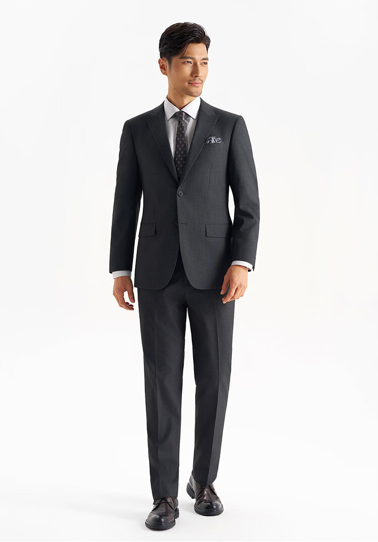 Shirt Lao Luo [President T2] Notched Lapel Zero-Dye Colorfast Easy-Care Business Suit Jacket 247B0S508N 3