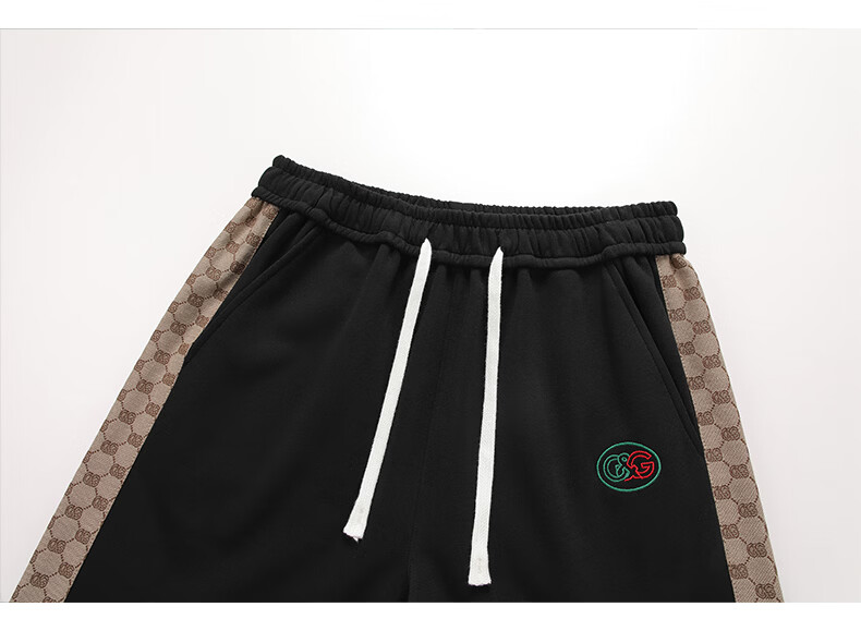 G&G Avenue French Light Luxury Trendy Casual Loose Fit Five-Point Shorts Black Regular L 13