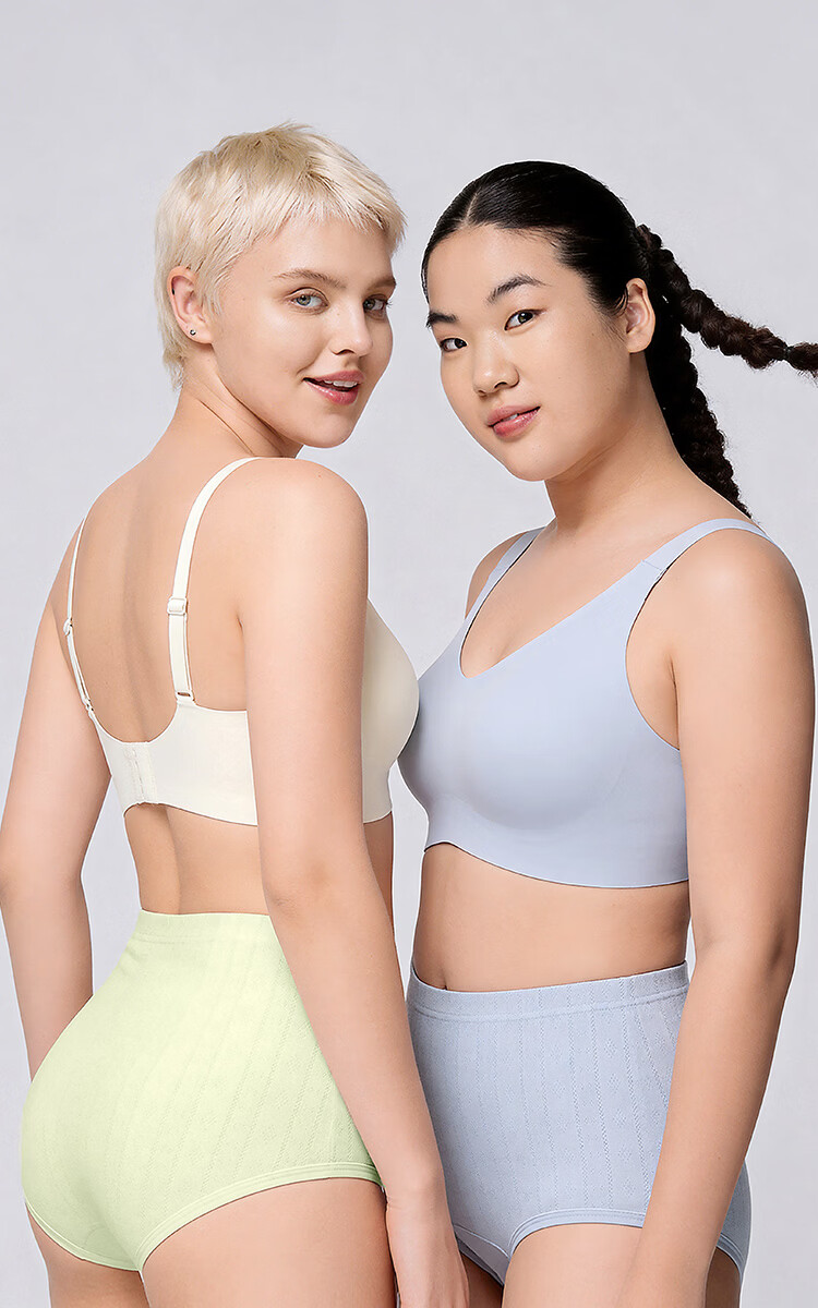 Urban Beauty First No-Wash A-Class Cotton Women's Underwear Silk Gusset 10A Antibacterial Mid-Waist Plus Size Women's Briefs 2