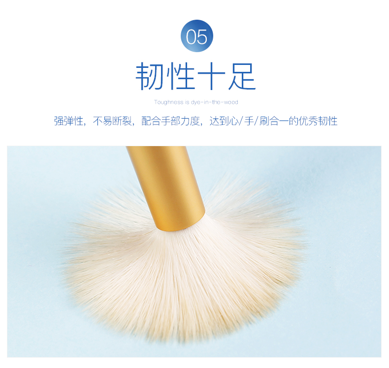 尔木萄（AMORTALS） 星动化妆刷套装特种细纤维毛散粉刷腮红刷轮廓刷粉底刷晕染刷眼影眉刷唇刷生日 【星耀套装】眼部化妆刷5支