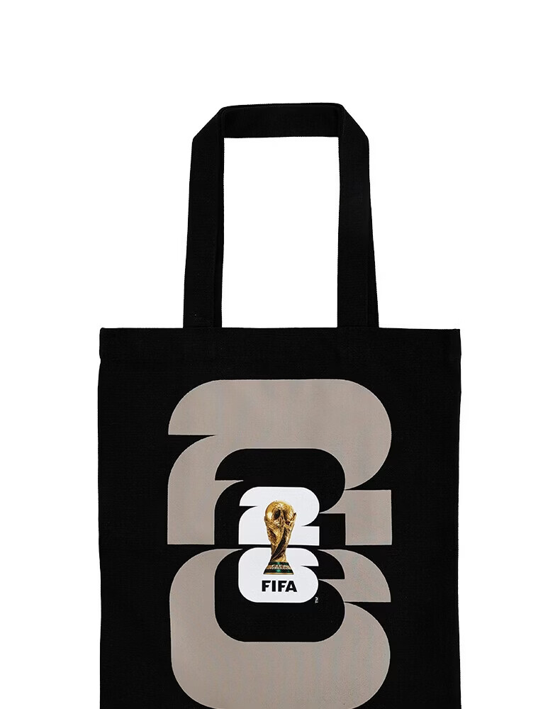 FIFA 2026 World Cup Official Authentic Trophy Pattern Casual Fashion Canvas Bag Gift Souvenir 11