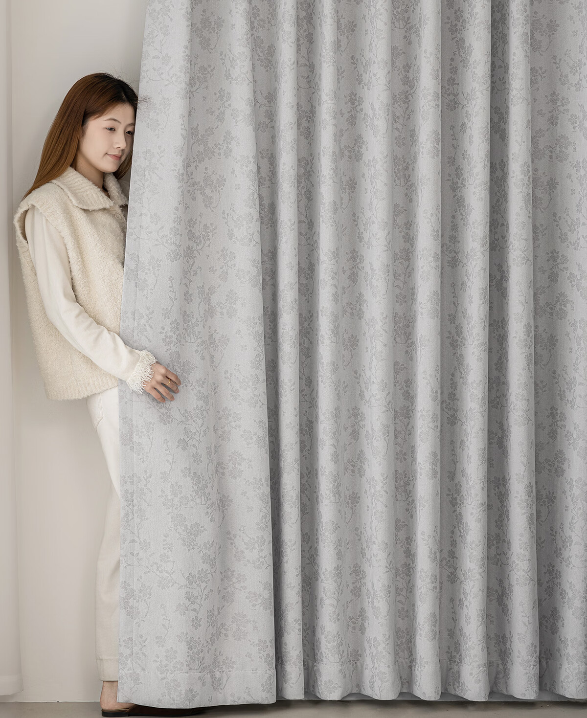 Golden Cicada Home Blackout Curtains 2026 New Chenille Hook Style Off-White 270x250cm for Bedroom and Living Room 18
