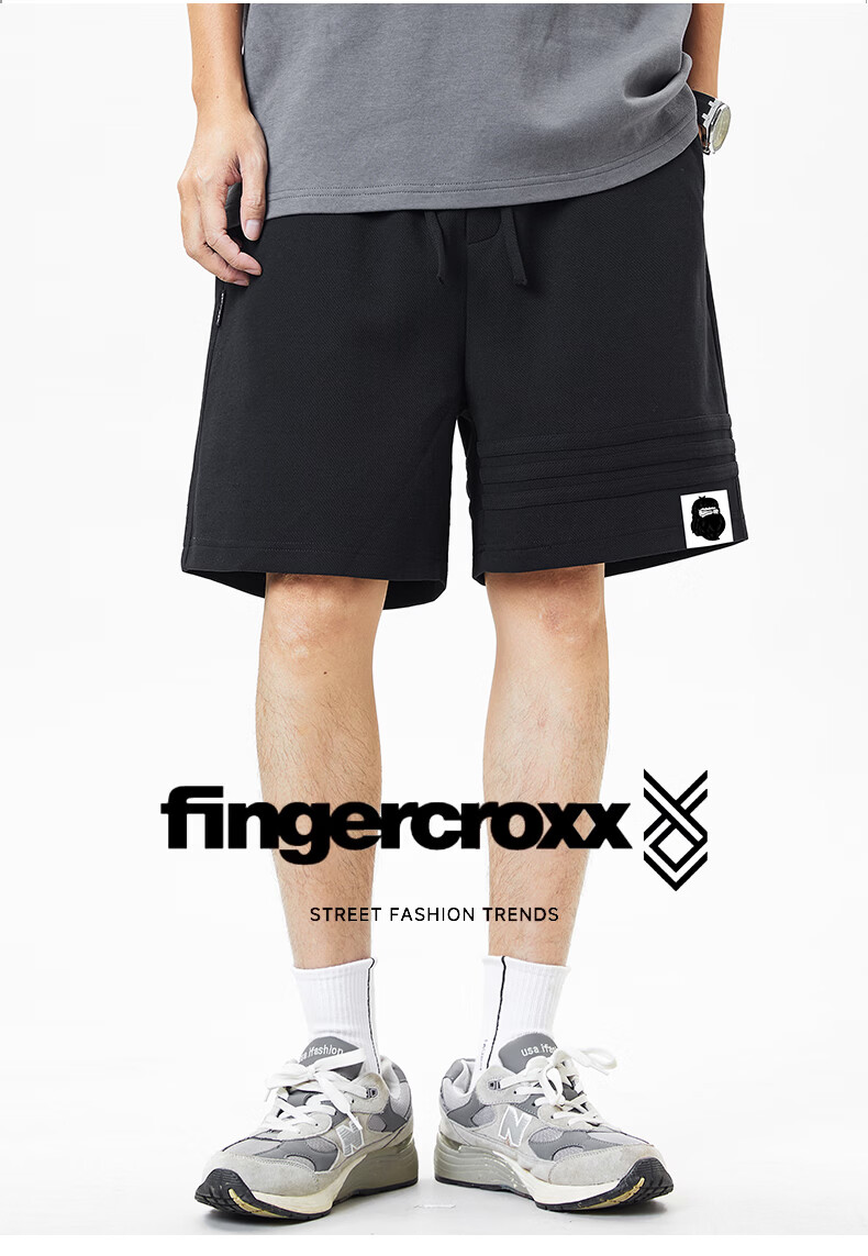 Fingercroxx IT Trendy Casual Sports Shorts Men Summer Lightweight Loose Fit Five-Point Pants Pink S 5