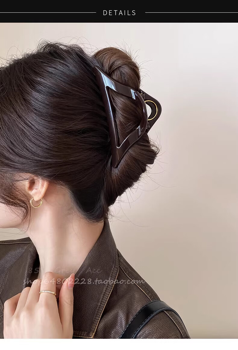 Jinglei High-Quality Large Butterfly Bow Hair Claw Shark Clip for Women, Premium Back of Head Hair Clip 2026, Suitable for Thick Hair 1