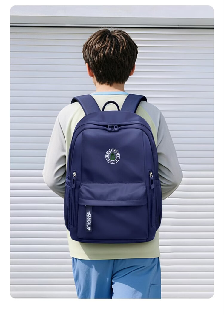 GOLF Kids School Backpack Lightweight Large Capacity Children’s Shoulder Bag for Grades 3-9 Boys and Girls 16