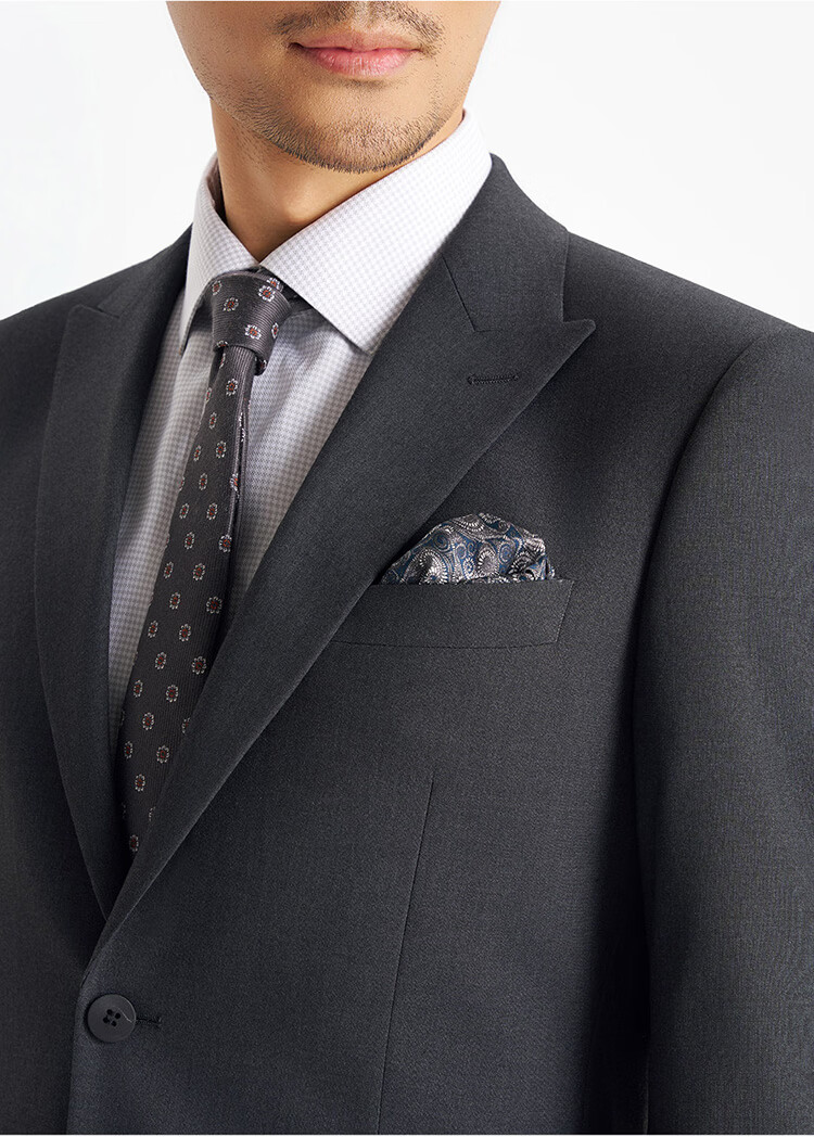 Shirt Lao Luo [President T2] Notched Lapel Zero-Dye Colorfast Easy-Care Business Suit Jacket 247B0S508N 4