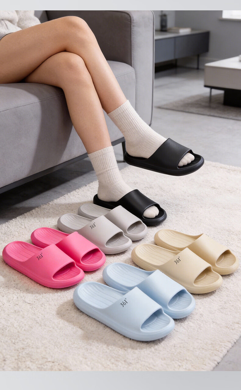 361° Xingyue Thick Sole Slippers Women Cushioned Arch Support Beach Sandals 2026 New Summer Breathable Cool Slippers for Women 5