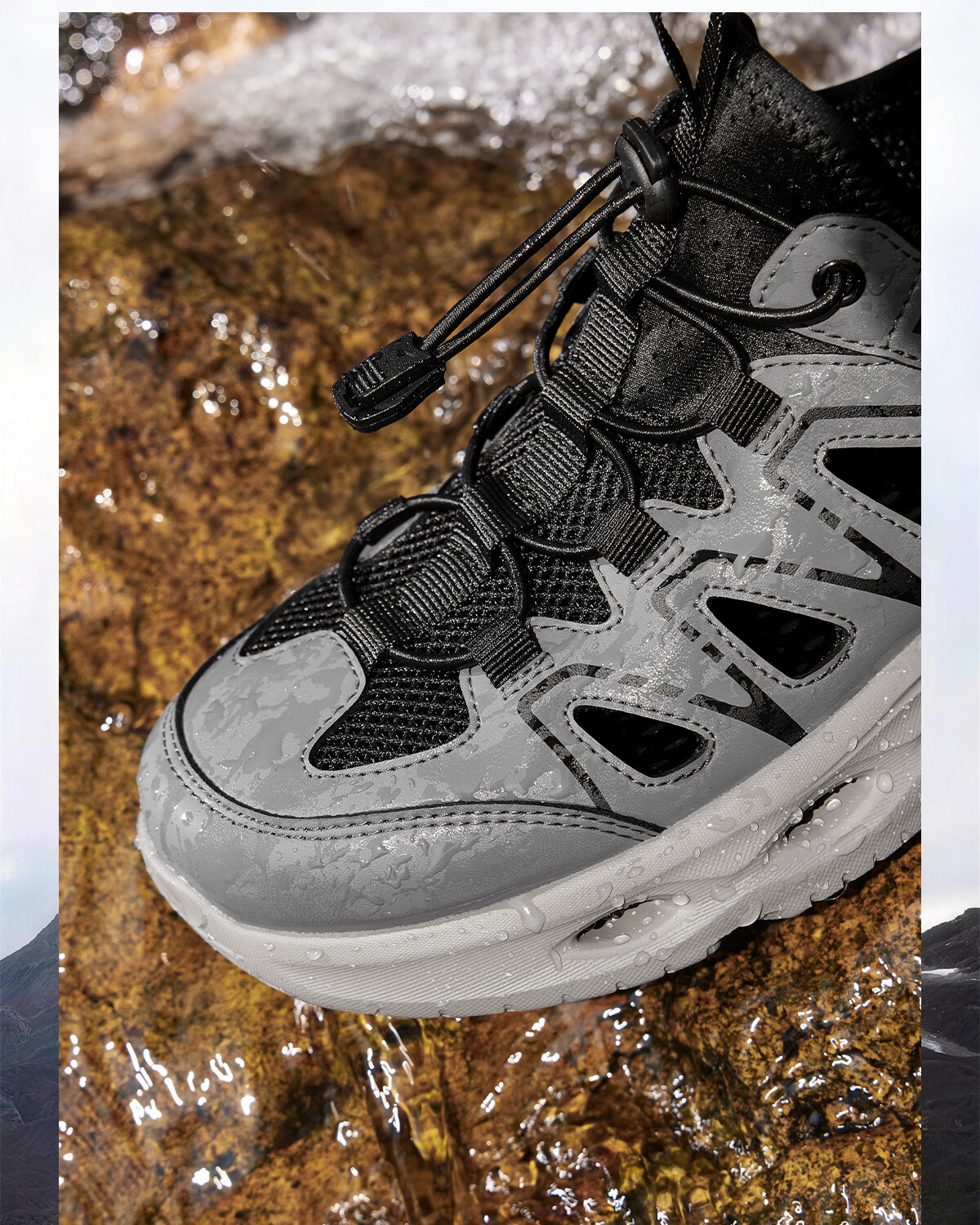 Eierkang Men's Lightweight Breathable Closed-Toe Creek Shoes Outdoor Hiking Water Sandals Black 42 61796W 5
