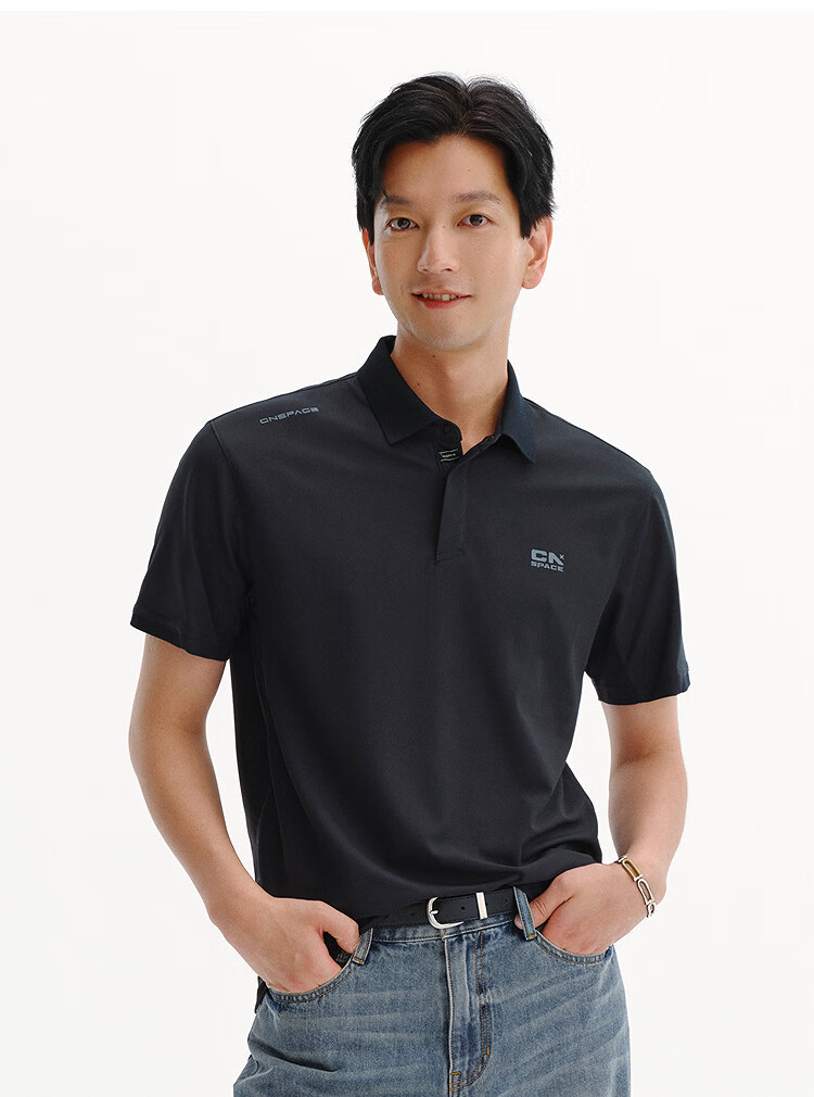 Semir XCNSPACE Aerospace Collaboration Series Men's Polo Knit Shirt 101326115109 16