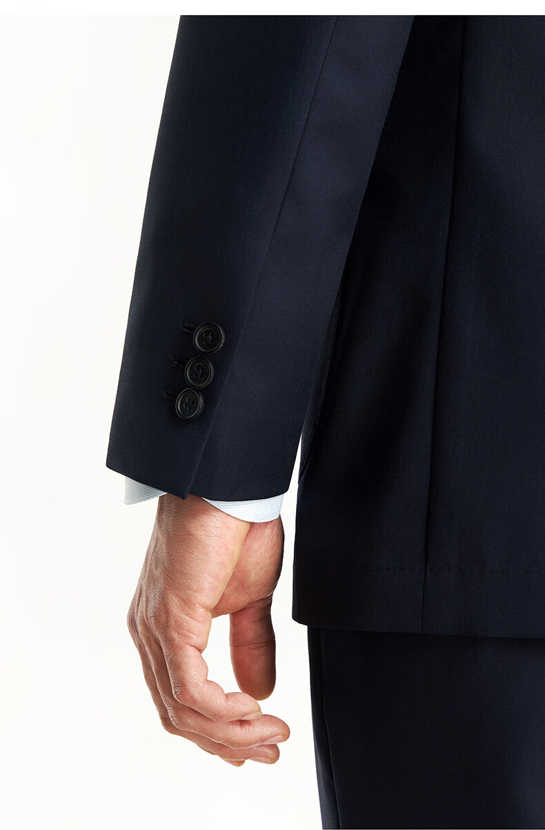 Shirt Lao Luo [Platinum Master Single Suit] Machine Washable Merino Wool Sorona Notch Lapel Suit 251Z0S516N 14