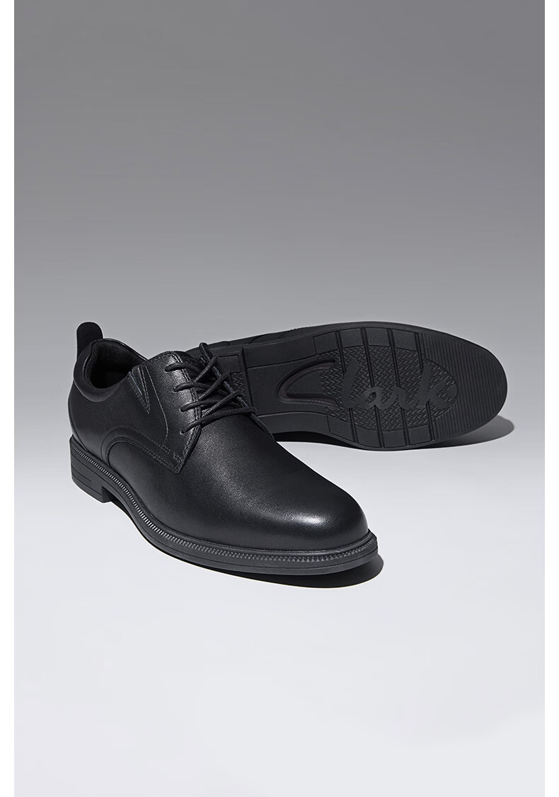 Clarks Layer Lovian Men's New British Style Lightweight Comfortable Formal Commuter Derby Shoes 9
