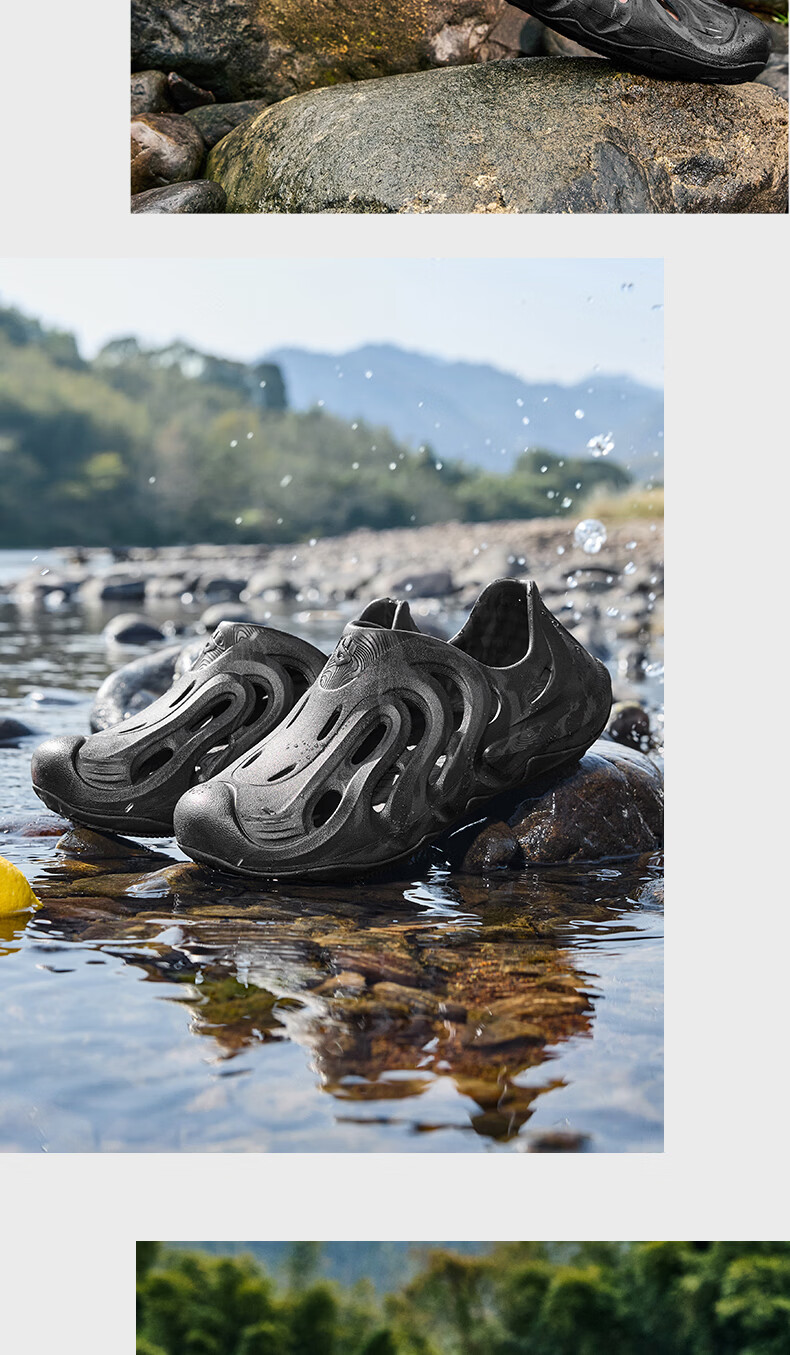 Jordan Shanshendong Men's Sandals 2026 Summer Breathable Hollow Anti-Slip Soft Sole Beach Slippers 14