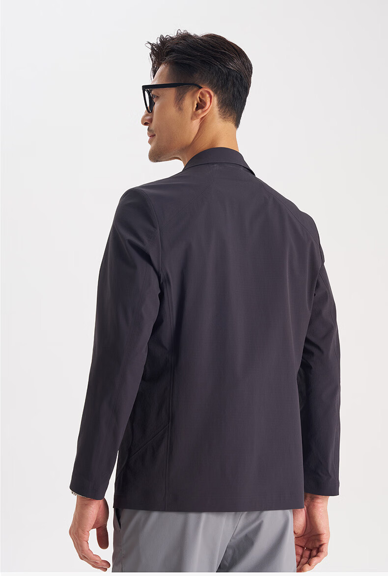 Shirt Lao Luo [Store Edition Elite 05] Seamless Heat-Pressed Cool High Elasticity Hidden Button Casual Single Blazer 261J7S553N 10