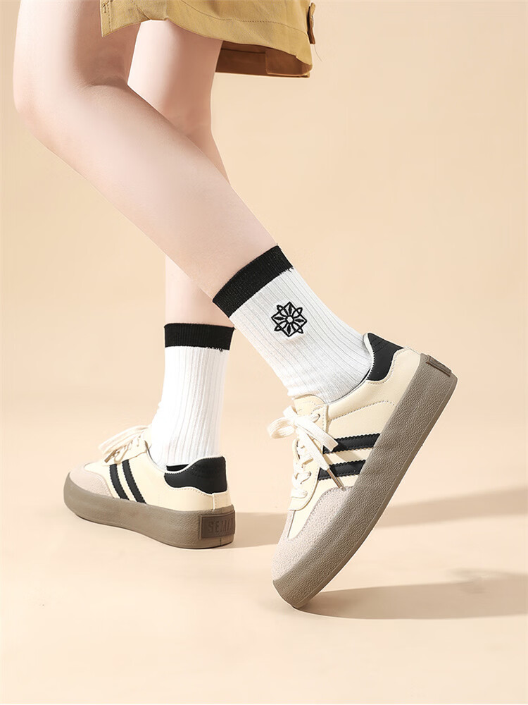 Semir De Xun Shoes, 2026 New Casual Shoes, Fashionable Classic Sneakers for Women, SFYM233655, Black, Size 35 13