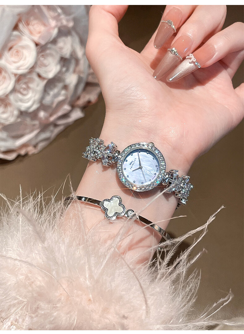 Disney Dream Butterfly Women's Watch 2026 New Quartz High-End Niche Bracelet Watch Birthday Gift for Girlfriend 19