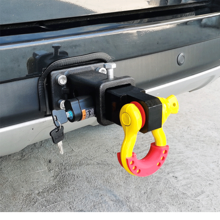 宸芃实心直臂多功能拖车钩房车救援拖车勾车尾流氓钩改装件短款实心直