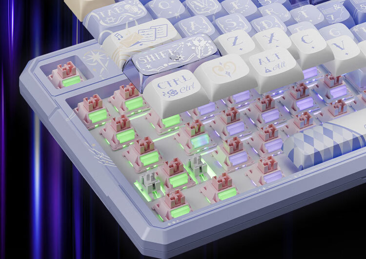 VALKYRIE VK87 MAX V2 ROBIN 87-Key Mechanical Keyboard Custom Gaming Wireless Office Natsuki Switch 12000mAh 5
