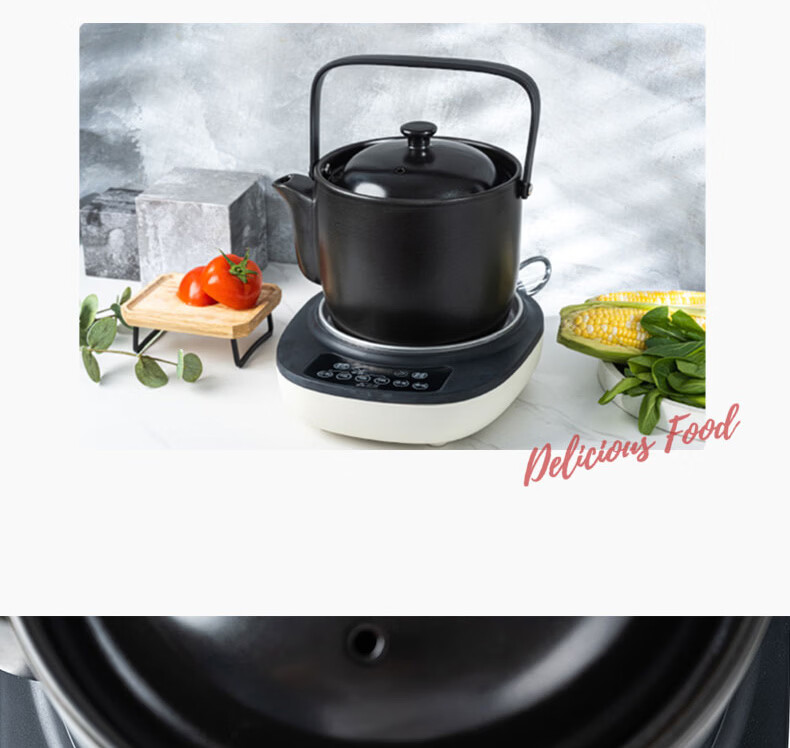 SANYUAN 3L Direct-Pour Intelligent Herbal Medicine Cooker Automatic Ceramic Herbal Decoction Pot YH30-A1 Large Capacity Split-Type Health Pot for Home Use 3
