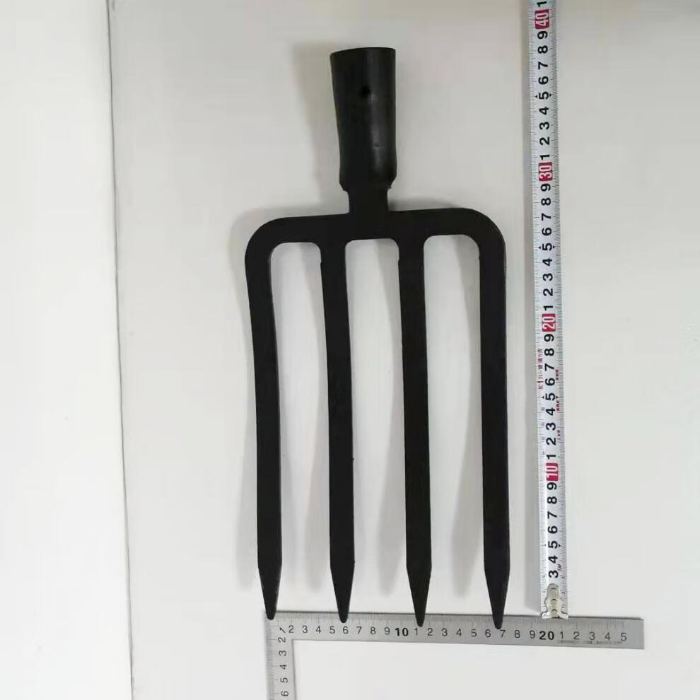锰钢辊锻一体加厚四齿叉子翻地钢叉挖葱挖大姜红薯农用工具大全 奔新