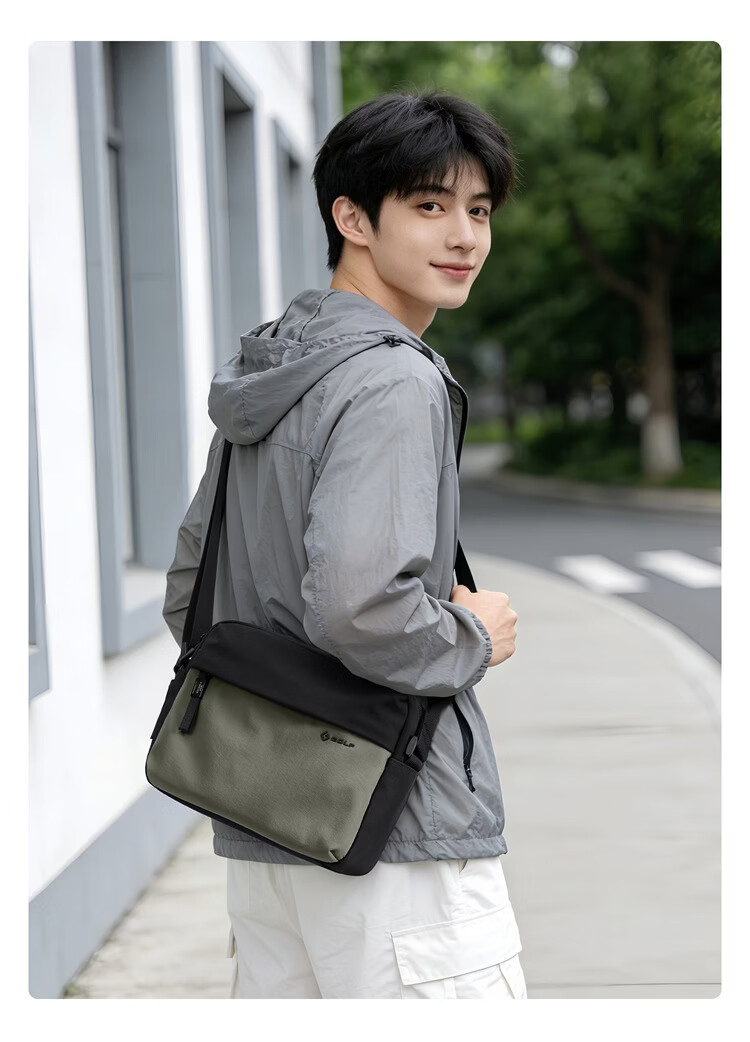 GOLF Casual Crossbody Bag Unisex Lightweight Outdoor Sports Cycling Shoulder Bag Commuter iPad Tablet Small Square Bag 22