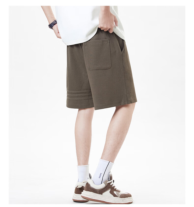 Fingercroxx IT Trendy Casual Sports Shorts Men Summer Lightweight Loose Fit Five-Point Pants Pink S 17