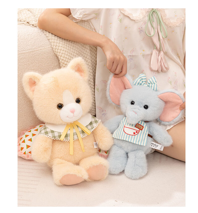 WELTSTON Plush Toy Little Sheep Doll Cushion Pillow Decoration Cloth Doll Birthday Gift for Girls Alpaca Plush Toy 10