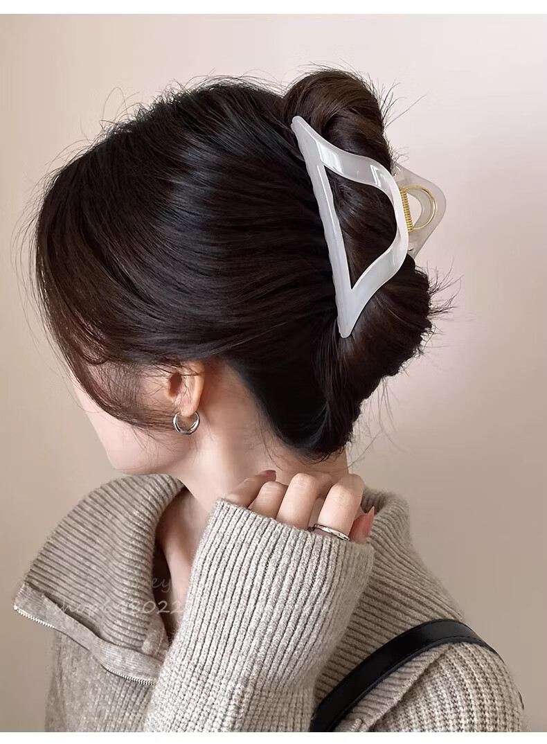 Jinglei High-Quality Large Butterfly Bow Hair Claw Shark Clip for Women, Premium Back of Head Hair Clip 2026, Suitable for Thick Hair 6
