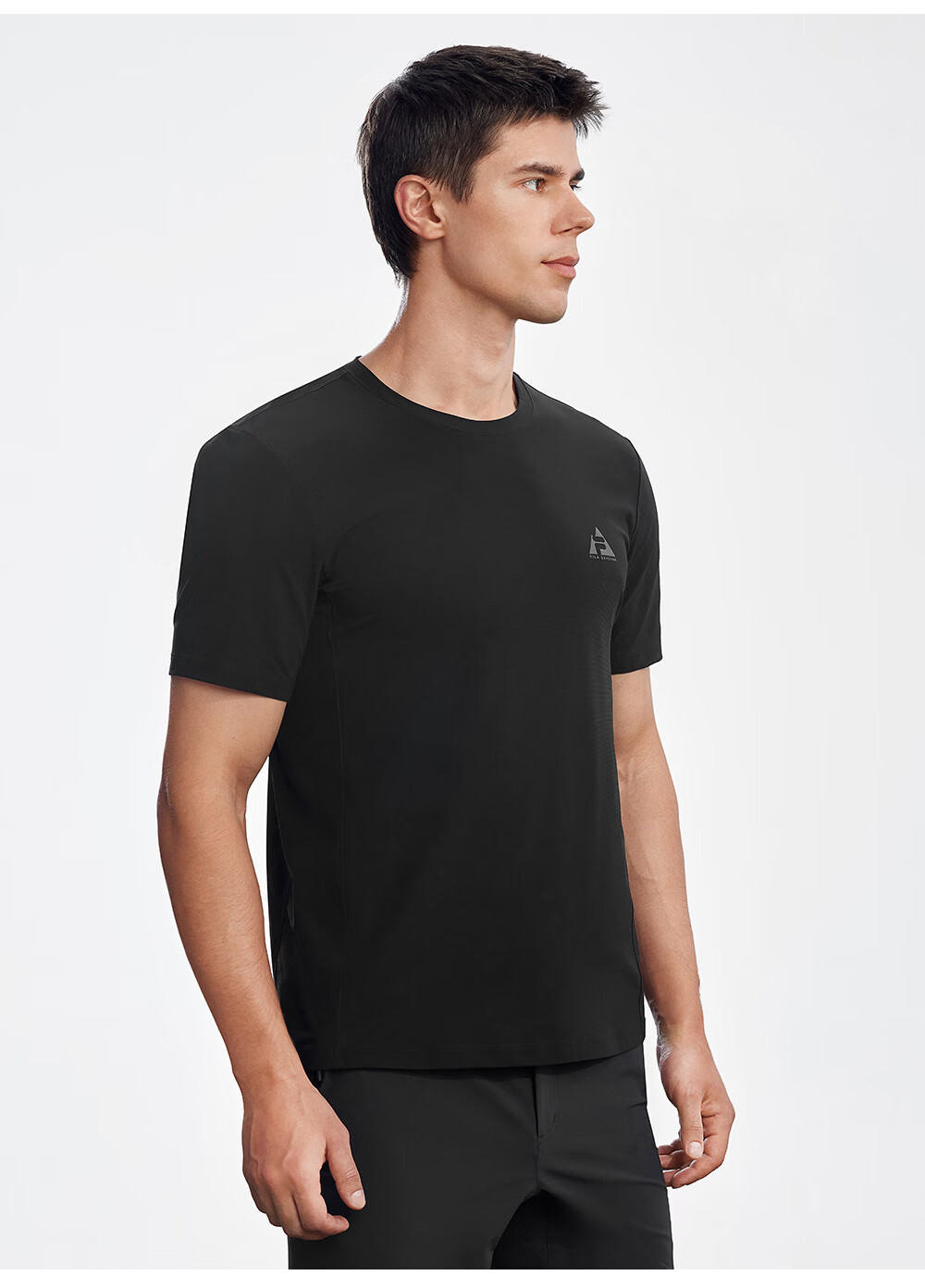 FILA Official Men's Knitted Short Sleeve Shirt 2026 Summer New Outdoor Sports Simple Basic Versatile T-Shirt 5