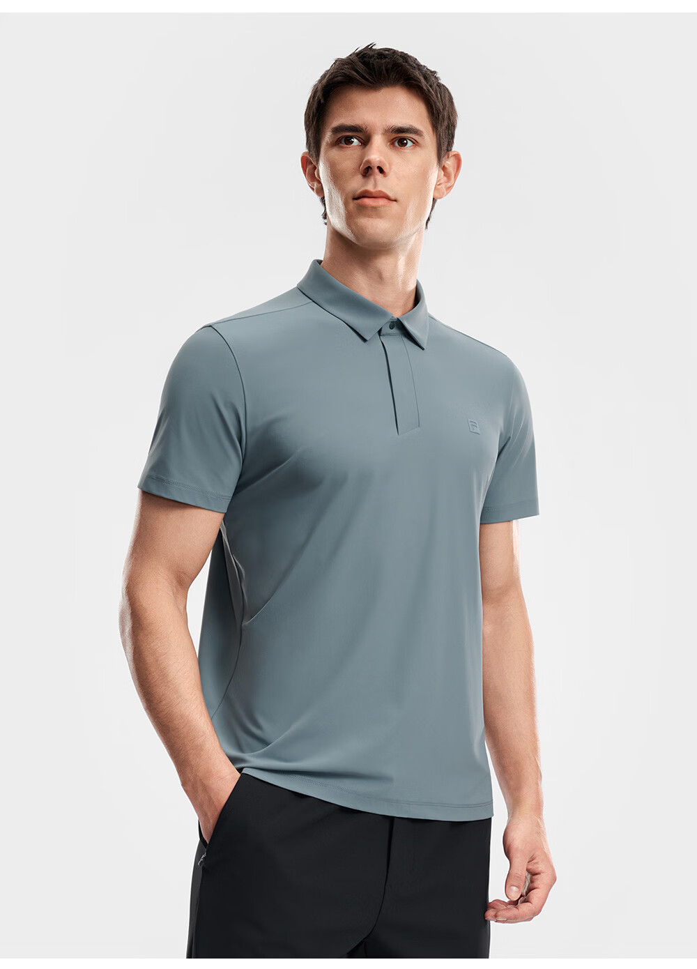 FILA Official Men's Knitted Short Sleeve Polo Shirt 2026 Summer New Fitness Sports Sun Protection Top 22