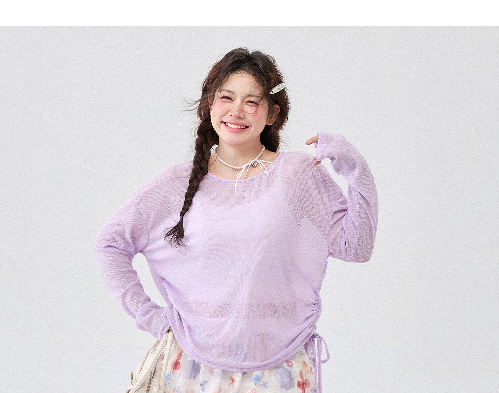 Agliondy Plus Size Women's One-Piece Swimsuit Waist Slimming Style for Curvy Women Vacation Beach Classic Light Purple XL 19