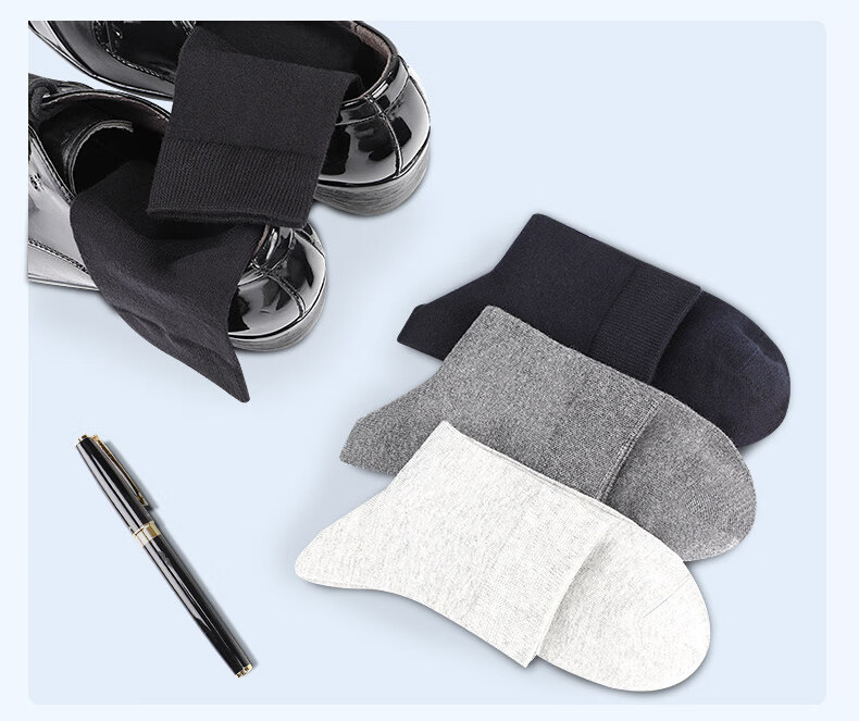Yuzhaolin Disposable Men's Mid-Calf Socks Travel Lazy Thick Daily Throwaway Odor-Resistant Socks 9