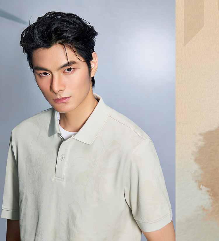 HLA Heilan Home Men's Short Sleeve Polo Shirt 26 Yixin Jiwai Series Cooling Short Sleeve Summer Men 3
