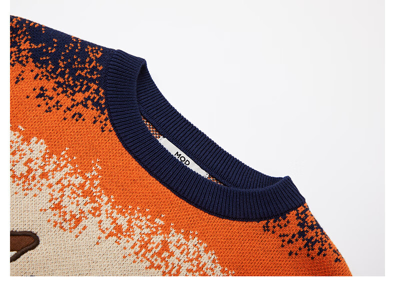 MQD Maqidun Autumn Winter 2024 New Round Neck Boys' Knitted Sweater Thickened Baby Pullover 10