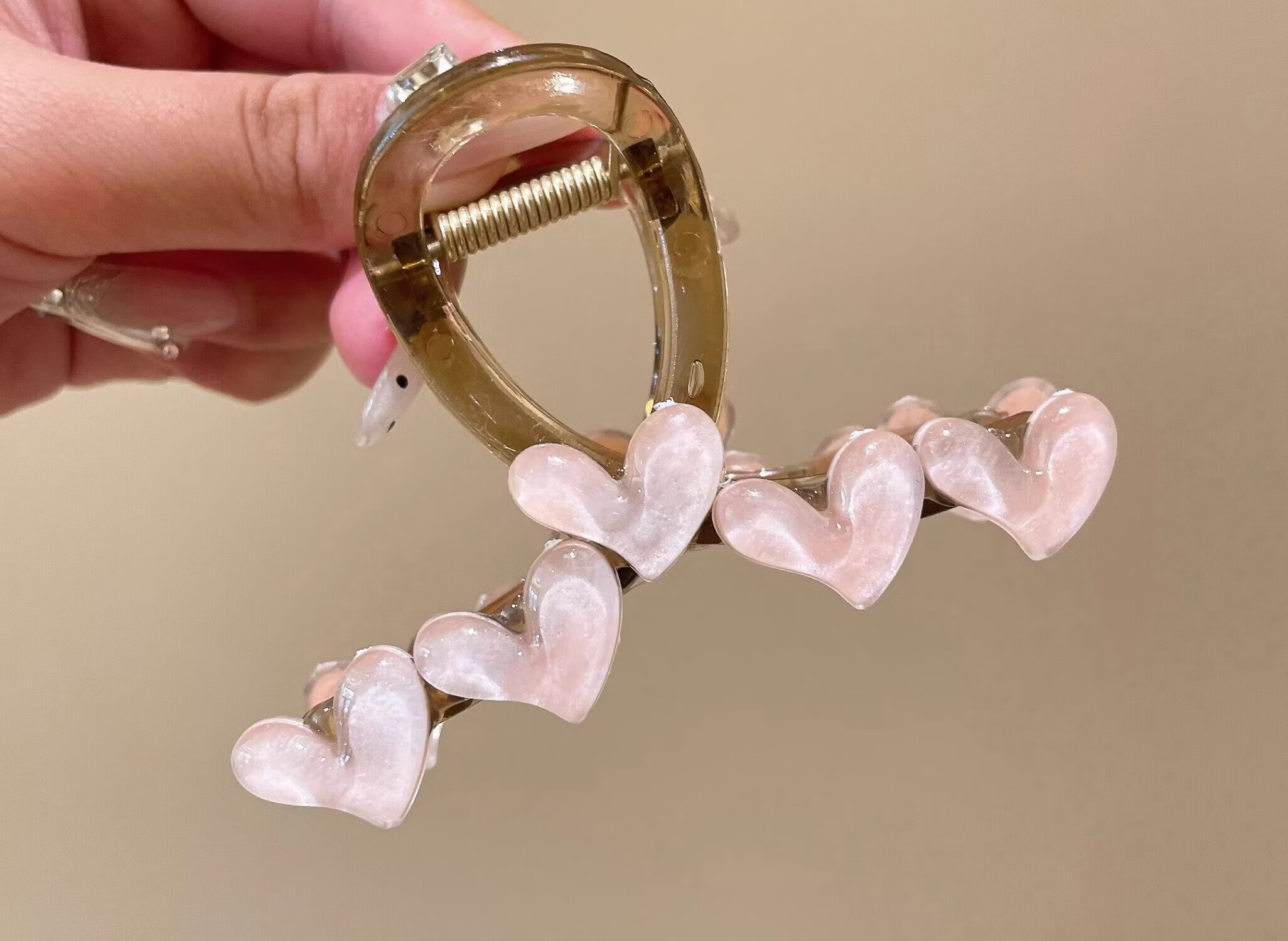 Idair Heart Hair Clip for Women High-End 2026 New Hairpin Back Hair Bun Shark Clip Birthday Gift for Girlfriend 2