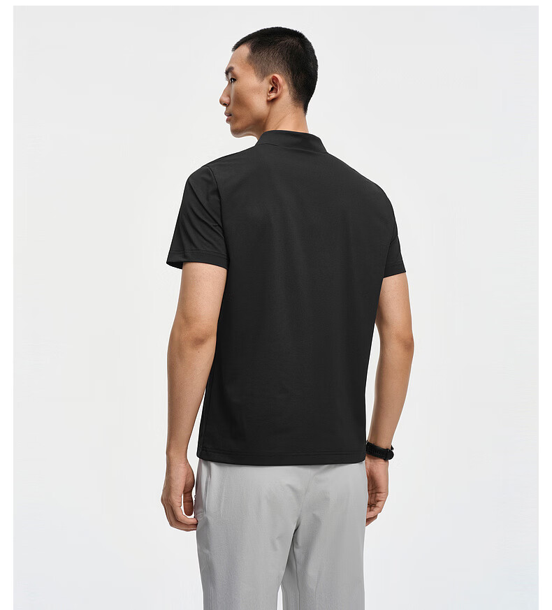 Biyinlefen Extreme Sun Protection T 2026 Spring Summer New Men's Casual Commuter Sweat-Resistant Sun Protection Short Sleeve Polo Shirt 9